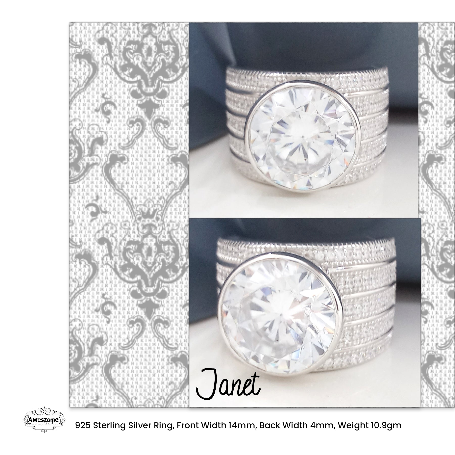 Silver Ring Janet