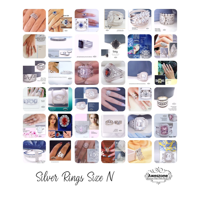 Silver-Rings-size-N