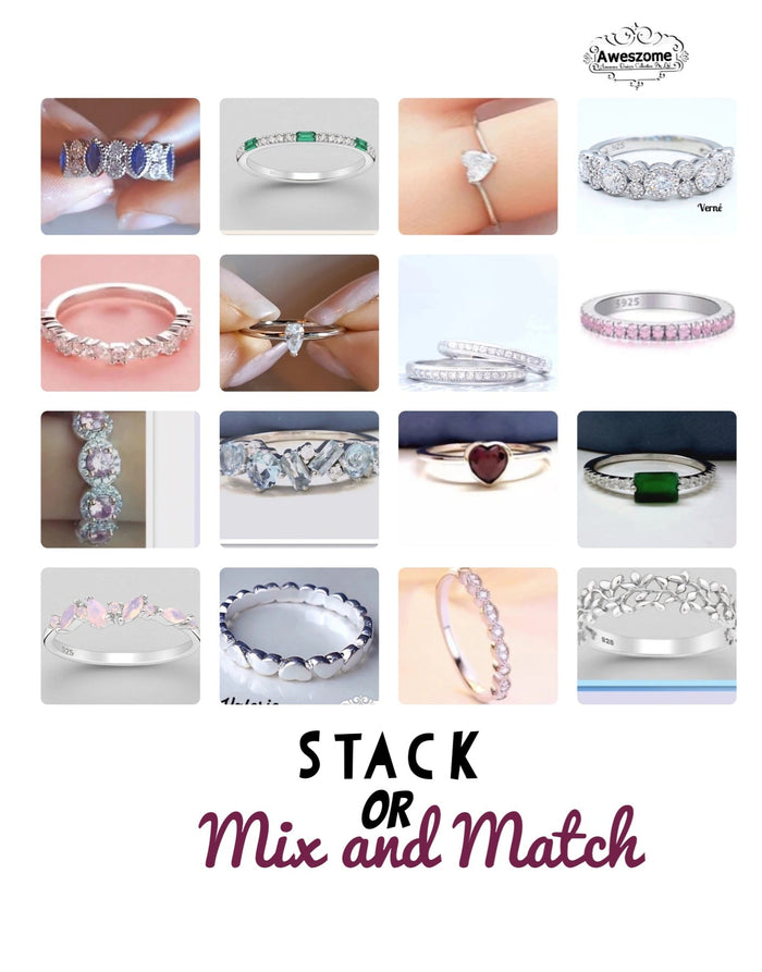 Silver Stack or Mix and Match