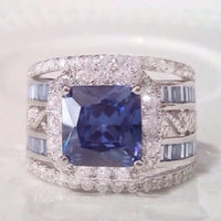 Silver Ring Dakota Blue