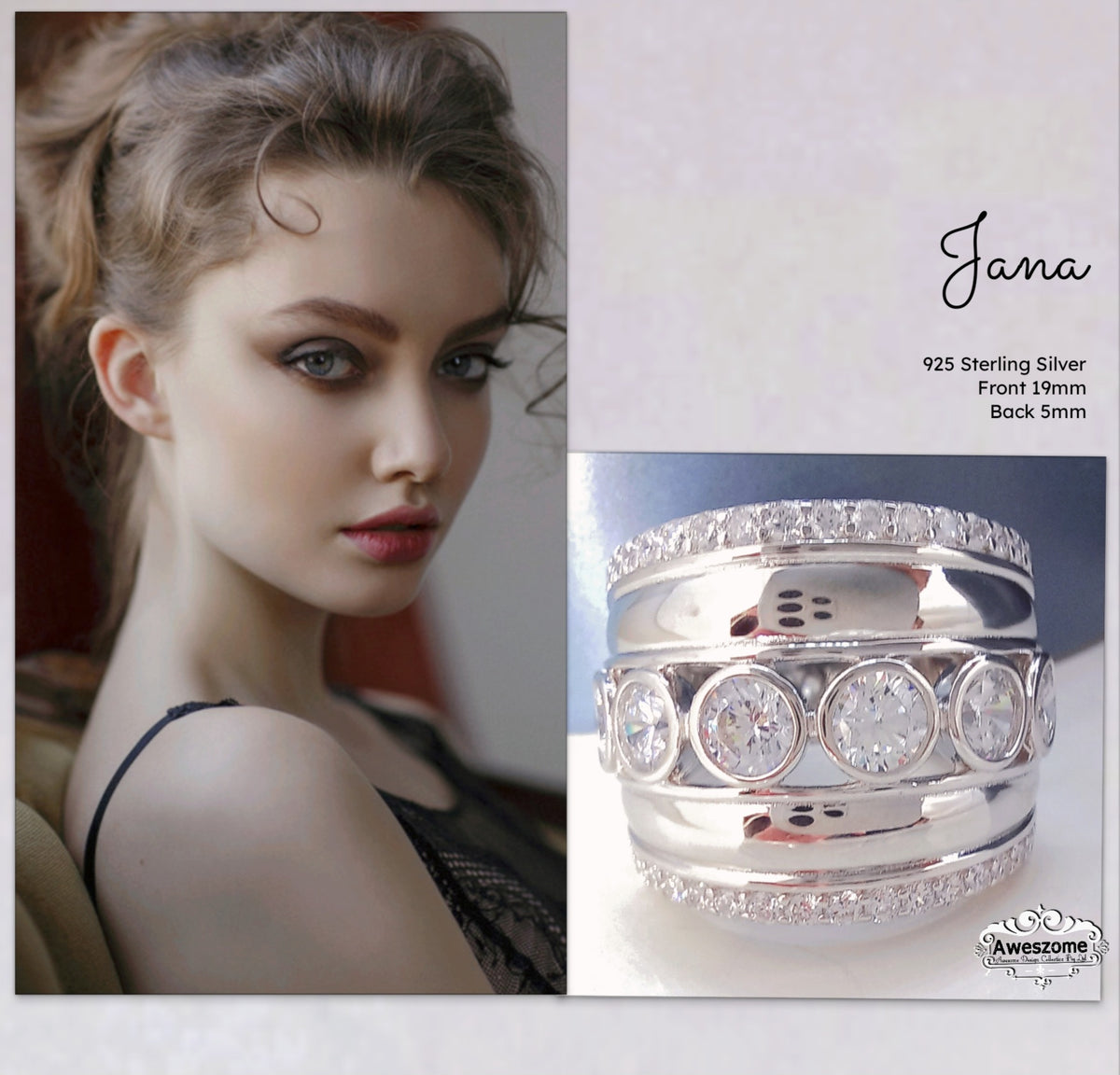 Silver Ring Jana