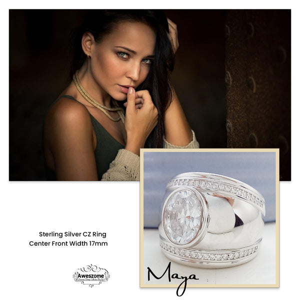 Silver Ring Maya