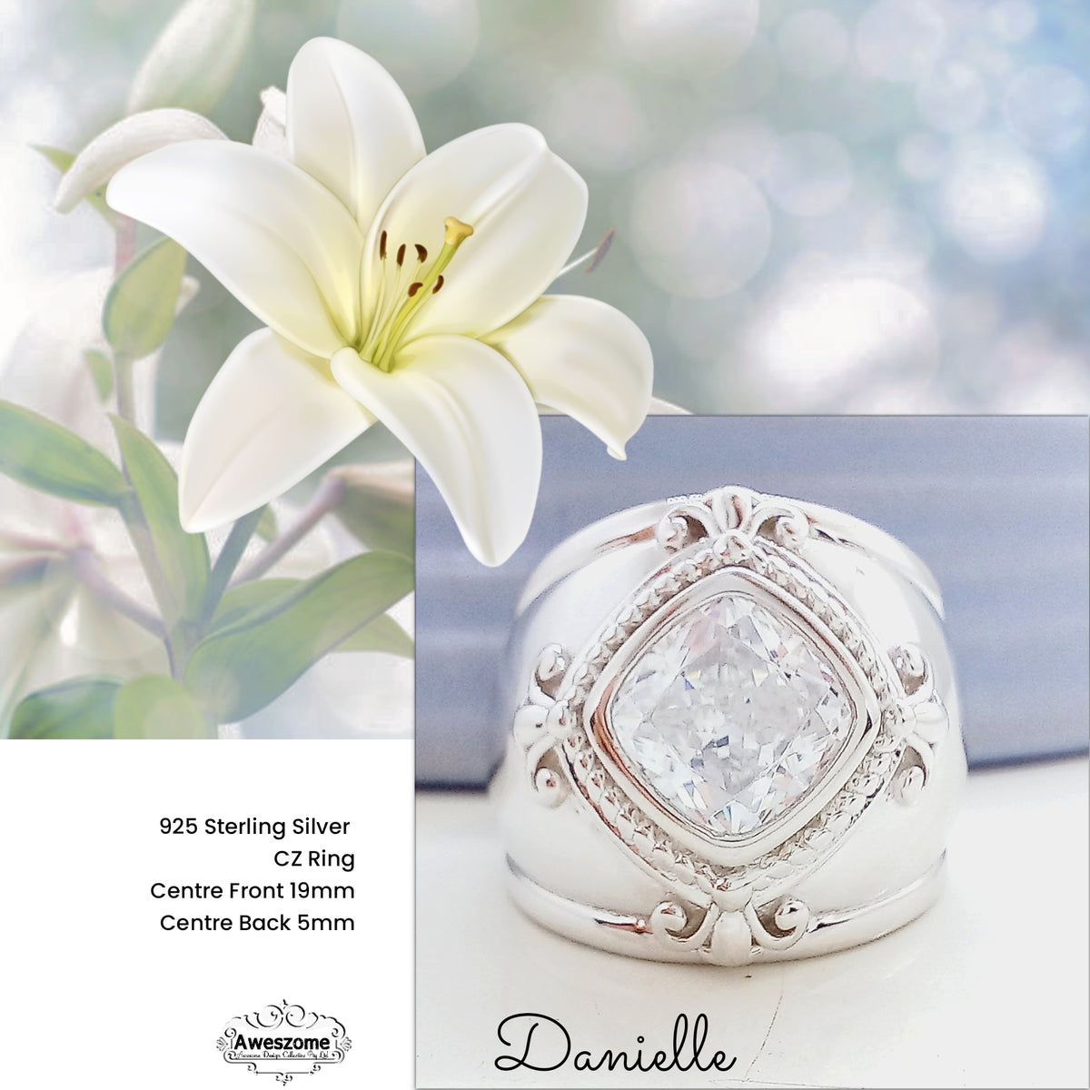 Silver Ring Danielle 1
