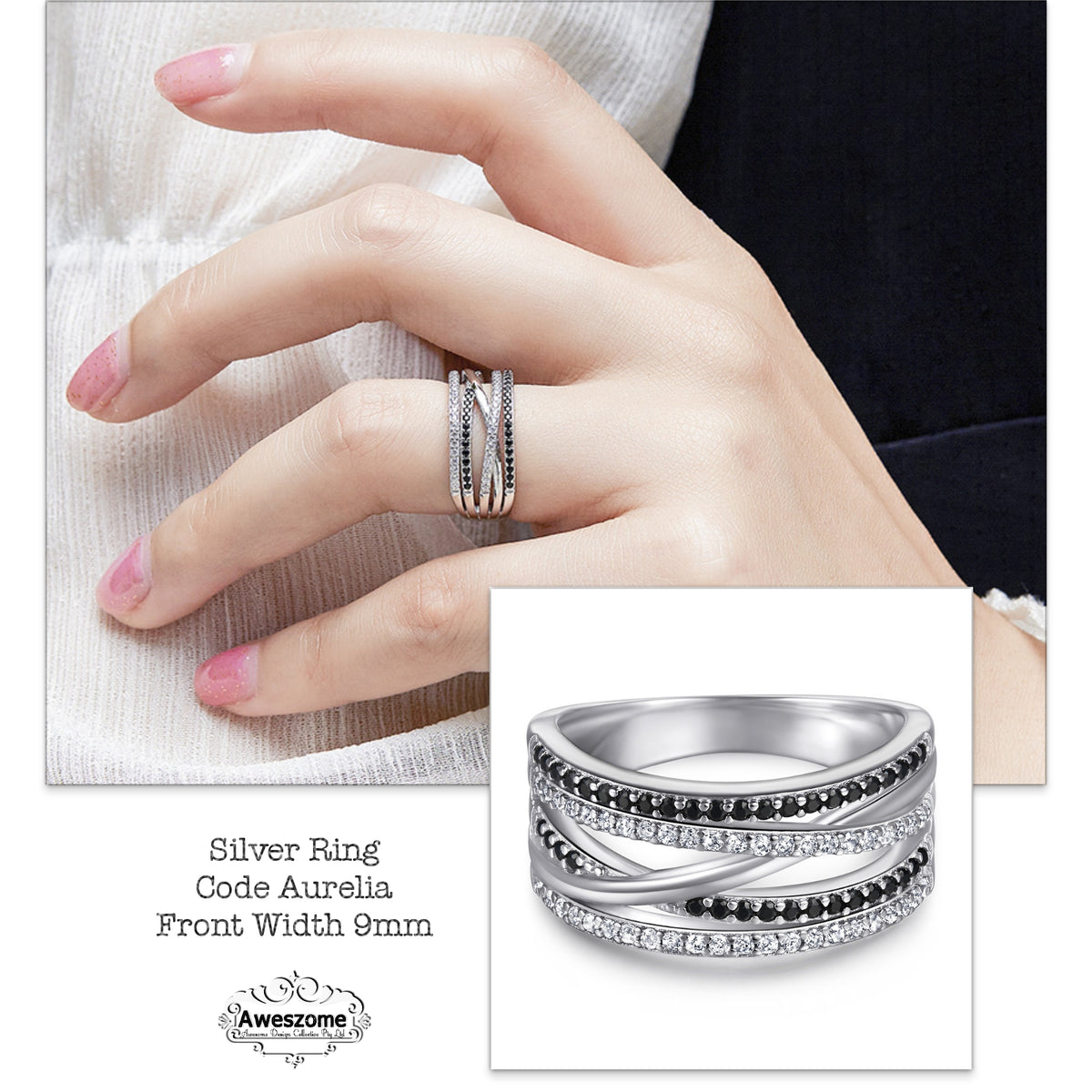 Silver Ring Aurelia