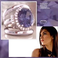 Silver Ring Suraya Blue