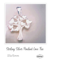 Sterling Silver Pendant Love Tree