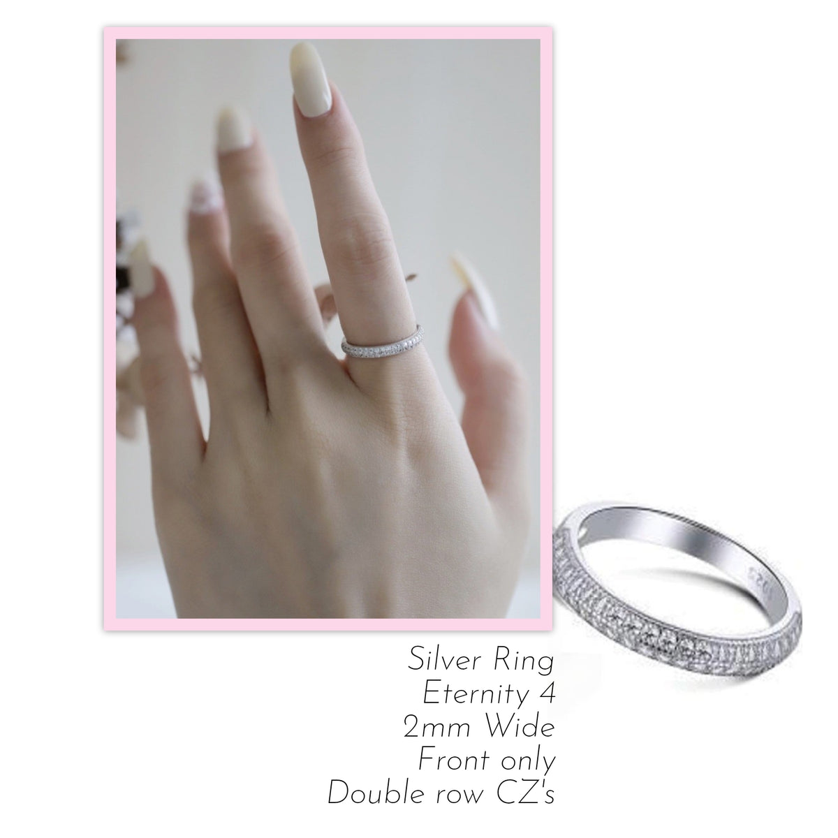 Silver Ring Eternity 4