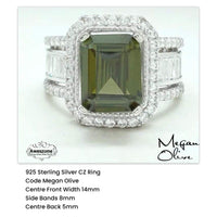 Silver Ring Megan Olive