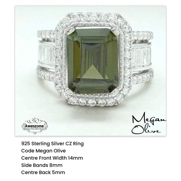 Silver Ring Megan Olive