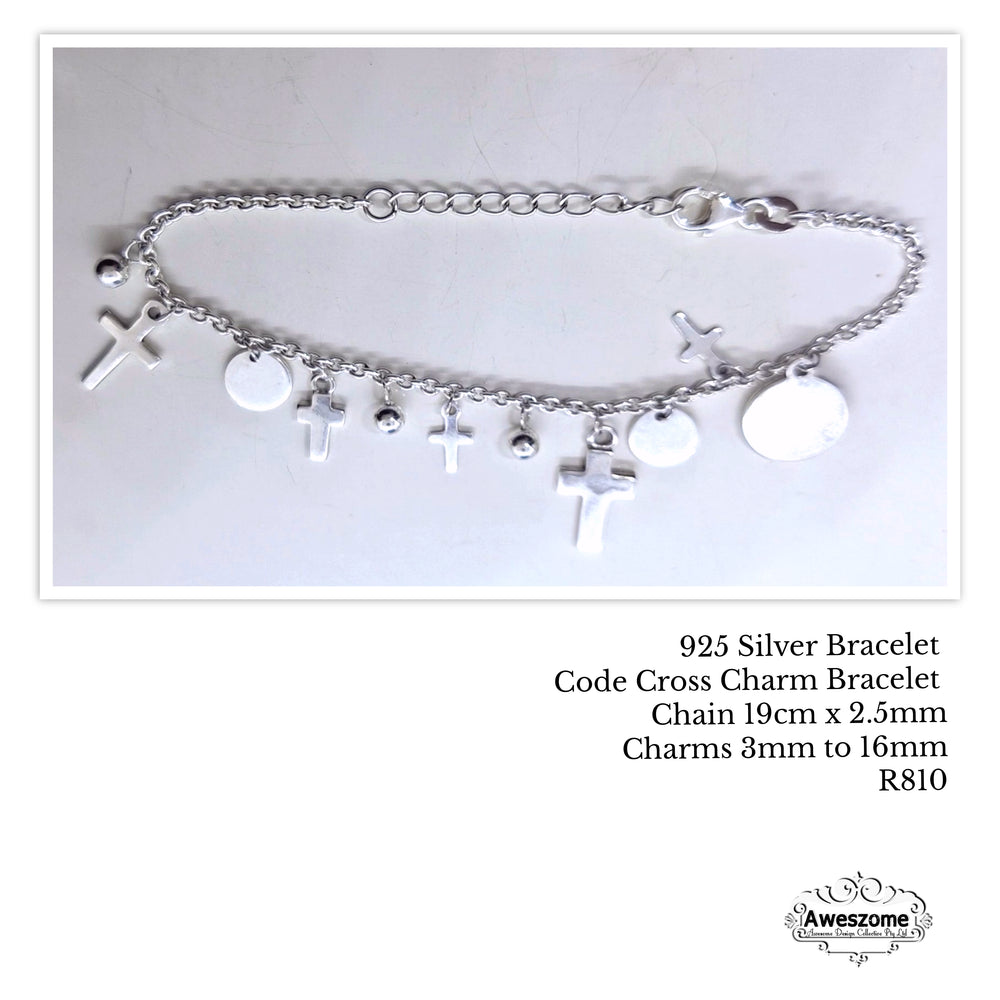 Cross Charm Bracelet