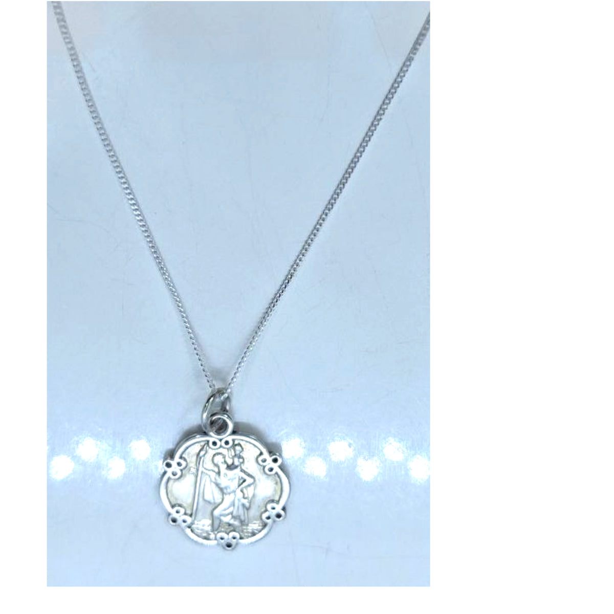 Silver Pendant St Christopher