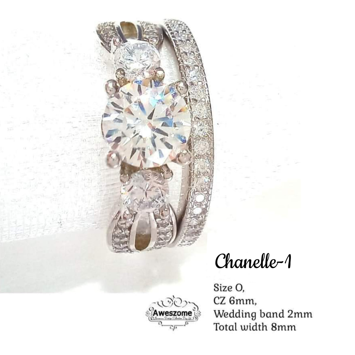 Silver Ring Chanelle-1