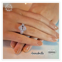 Silver Ring Annabelle Brilliant White CZ