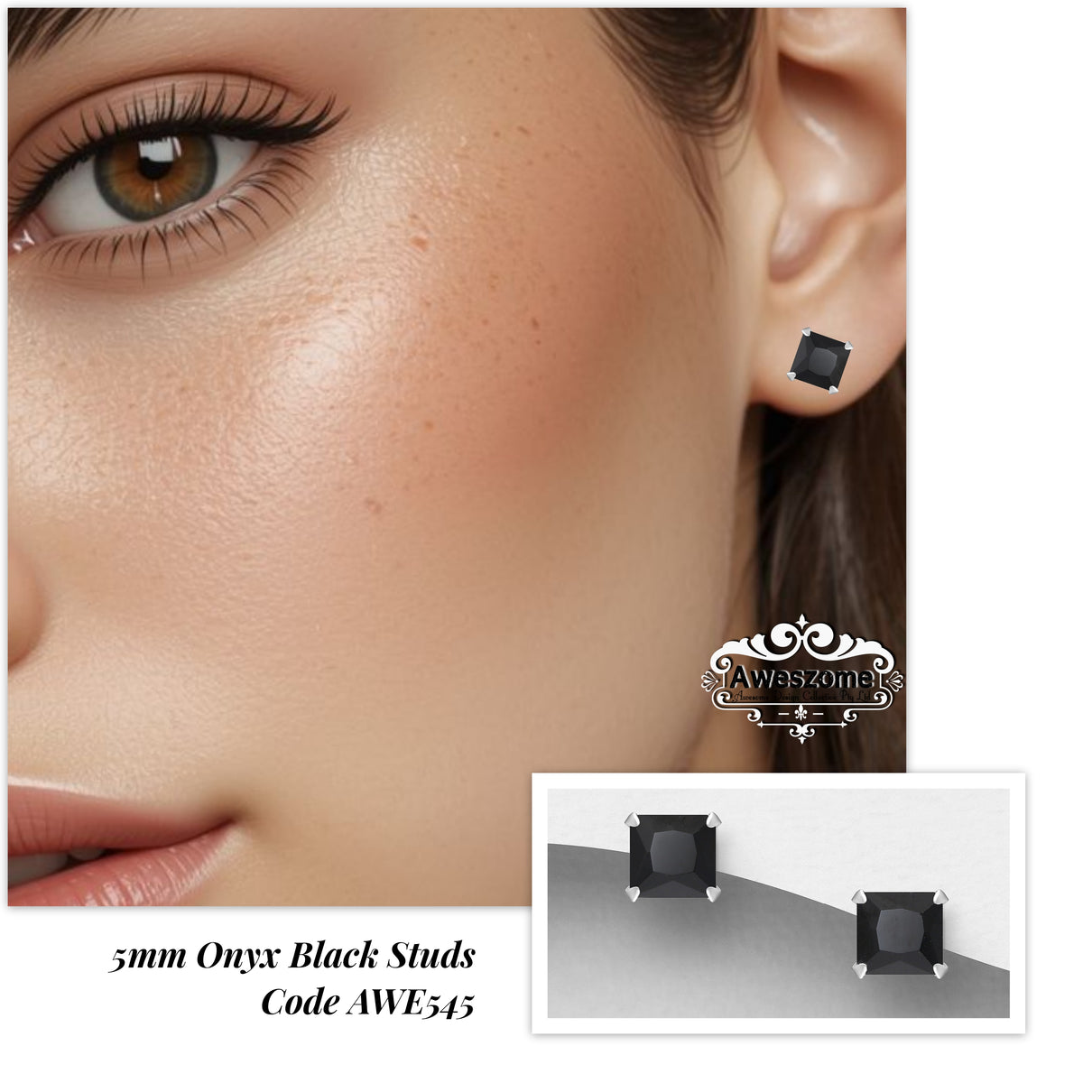 Silver Earrings AWE545