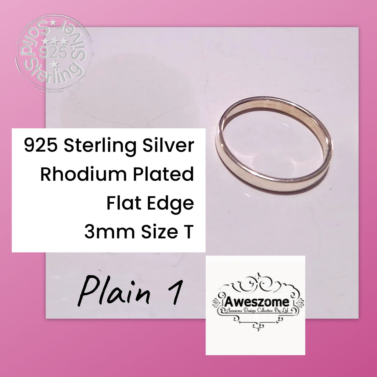 Silver Ring Plain 1