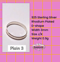 Silver Ring Plain 3
