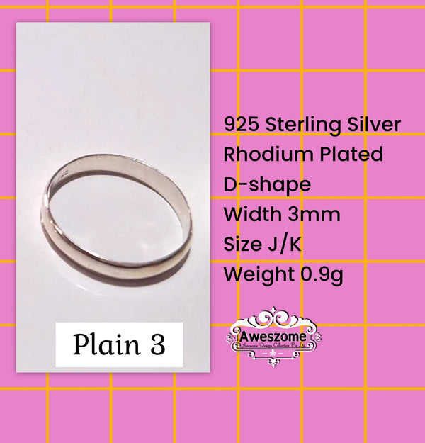 Silver Ring Plain 3