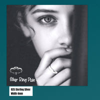 Silver Ring Plain 4