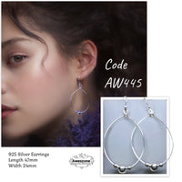 Silver Earrings AW445
