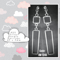 Silver Earrings AW 1245
