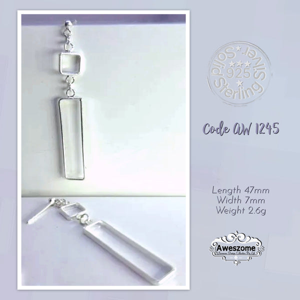 Silver Earrings AW 1245