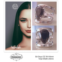 Silver Ring Tallulah Onyx