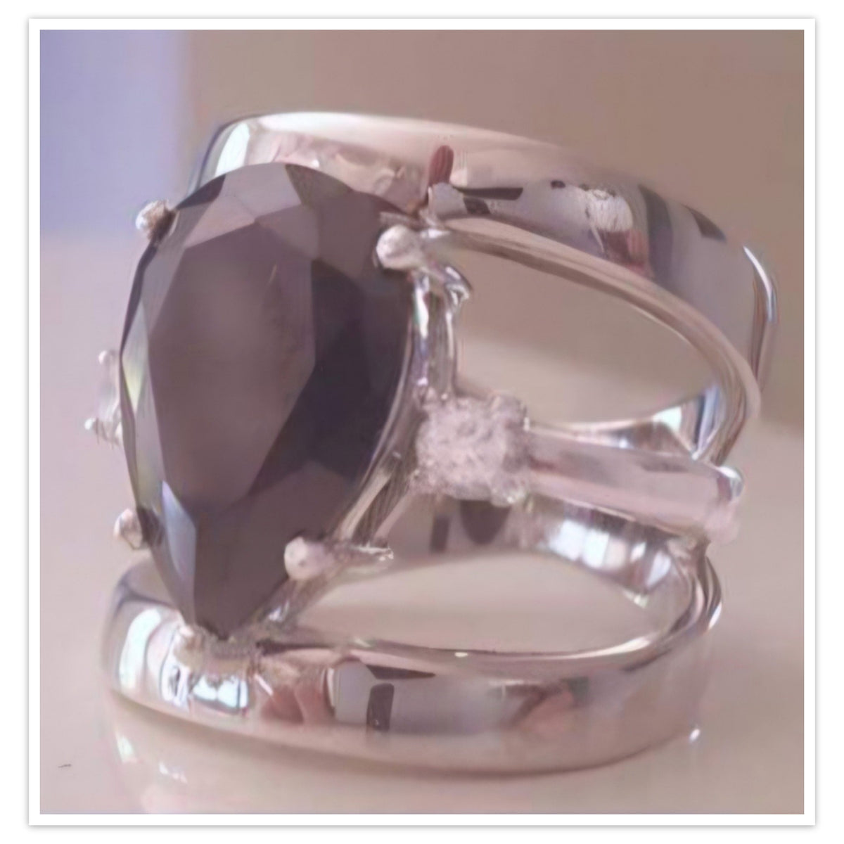 Silver Ring Tallulah Onyx