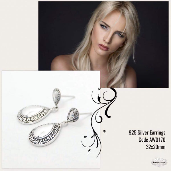 Silver Earrings AW0170