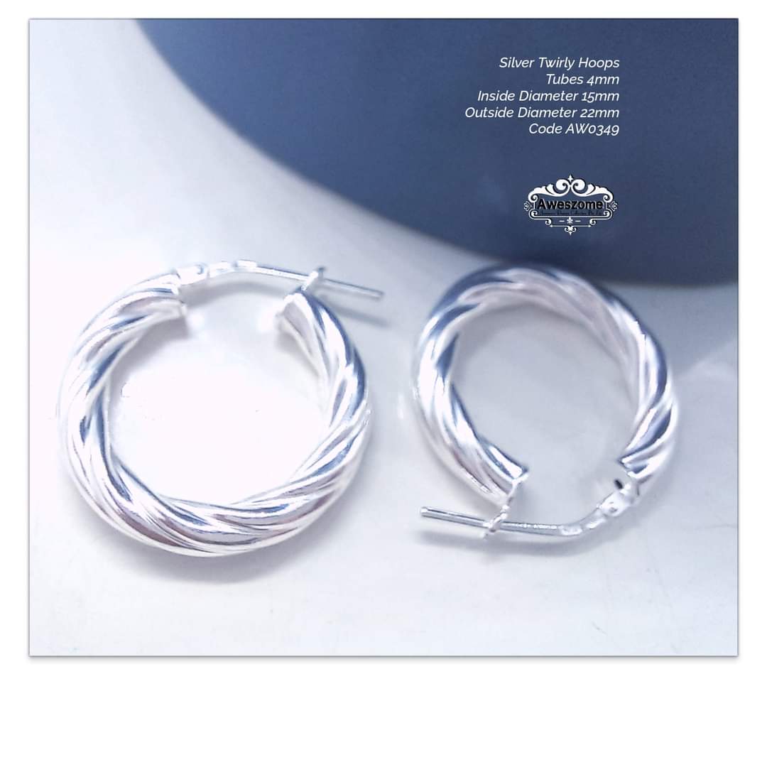 Silver Earrings AW0349