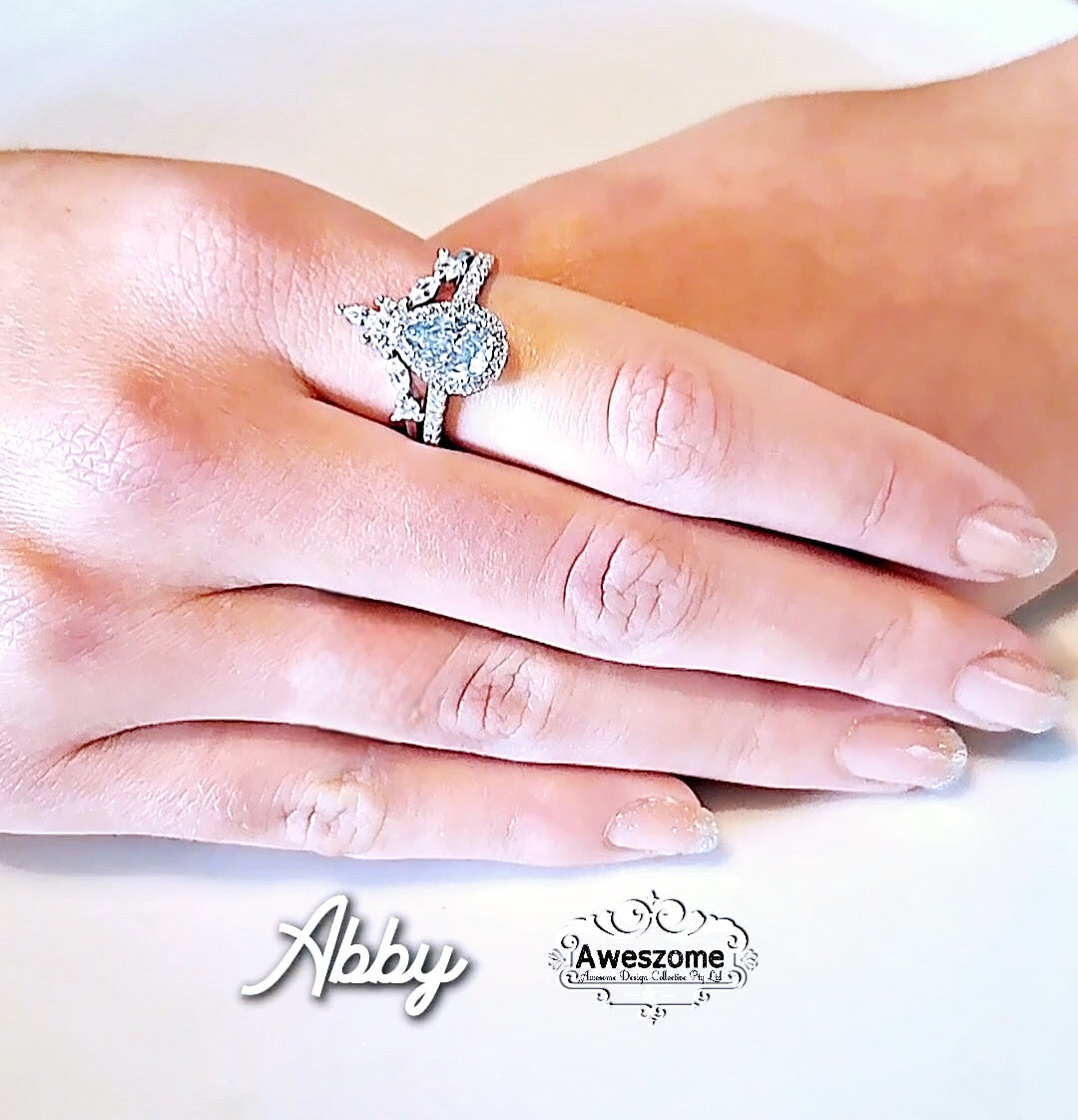 Silver Ring Abby (Set of 2 Rings)