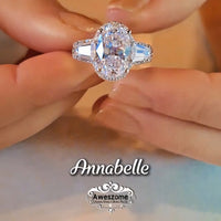 Silver Ring Annabelle Brilliant White CZ