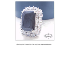 Silver Ring Princess Onyx