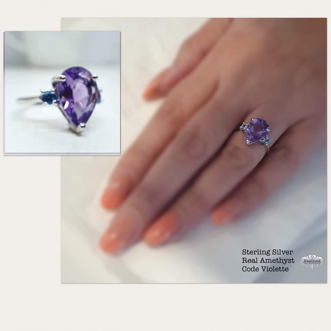 Silver Ring Violette