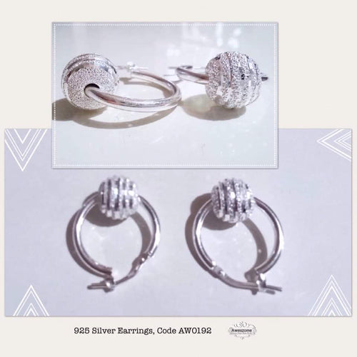 Silver Earrings AW0192